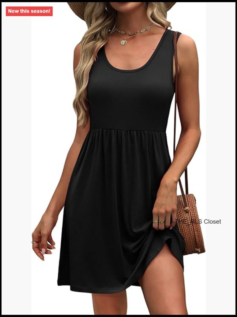 Sleeveless A-Line Sundress with Pockets Casual Summer Dress